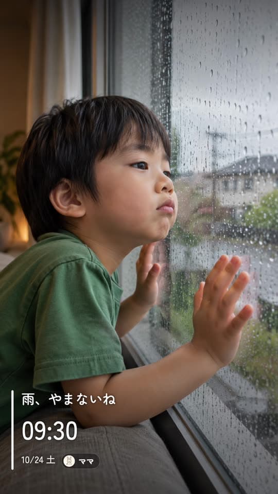 雨の日の Vlog